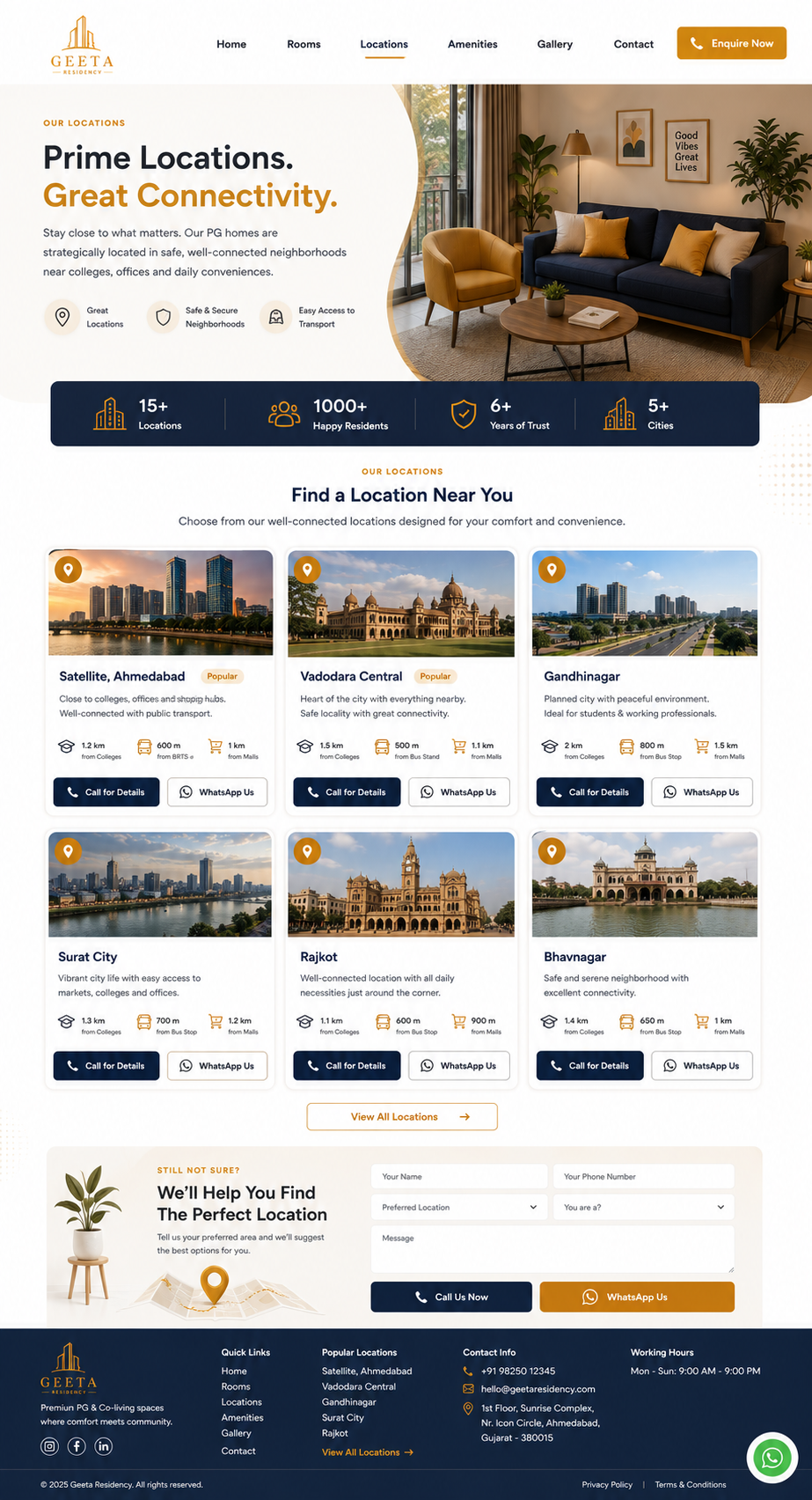 Locations Page
